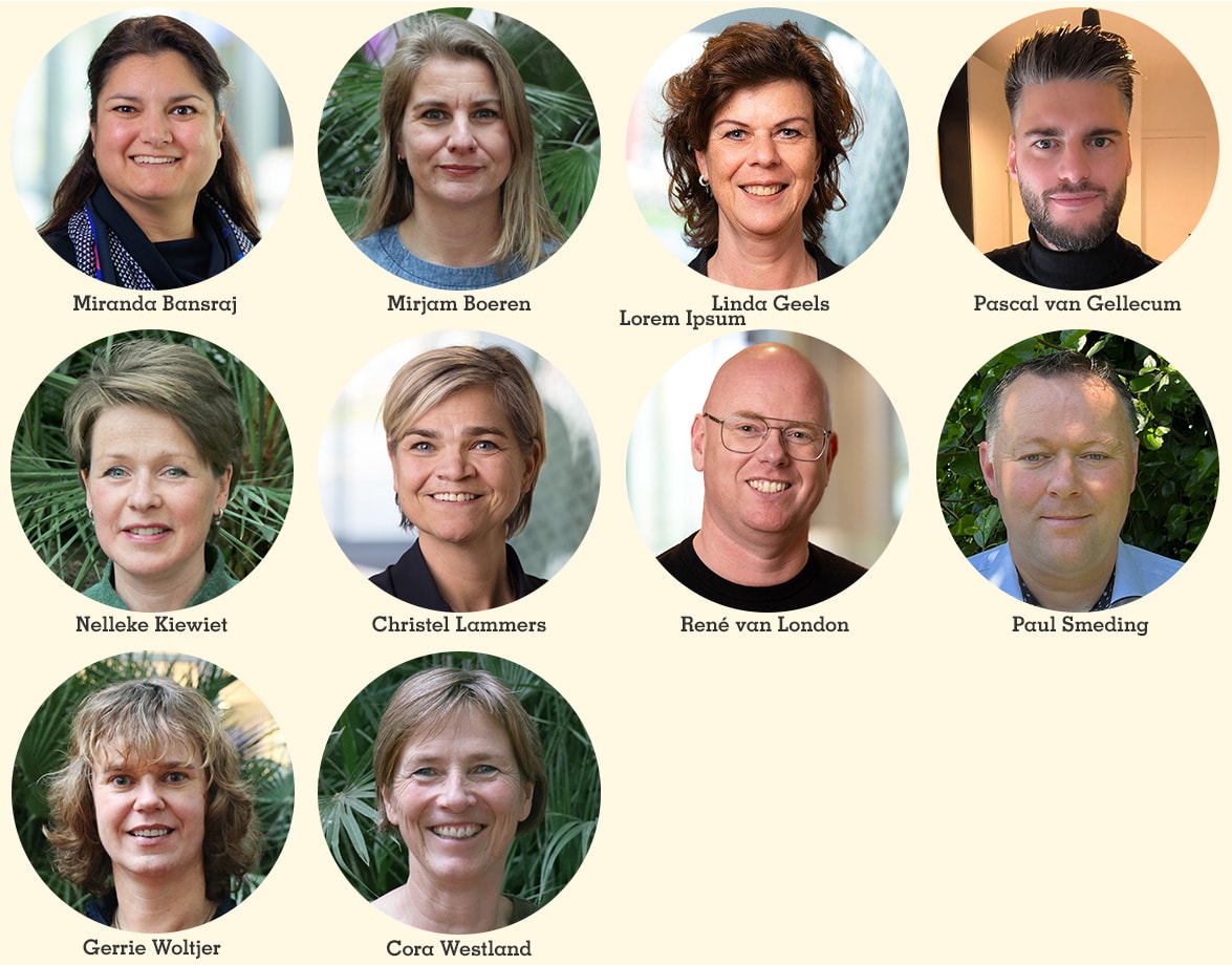 De arbeidsdeskundigen van regio Noord