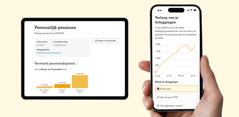 Voorbeeldfoto van beleggingsrekening Persoonlijk pensioen