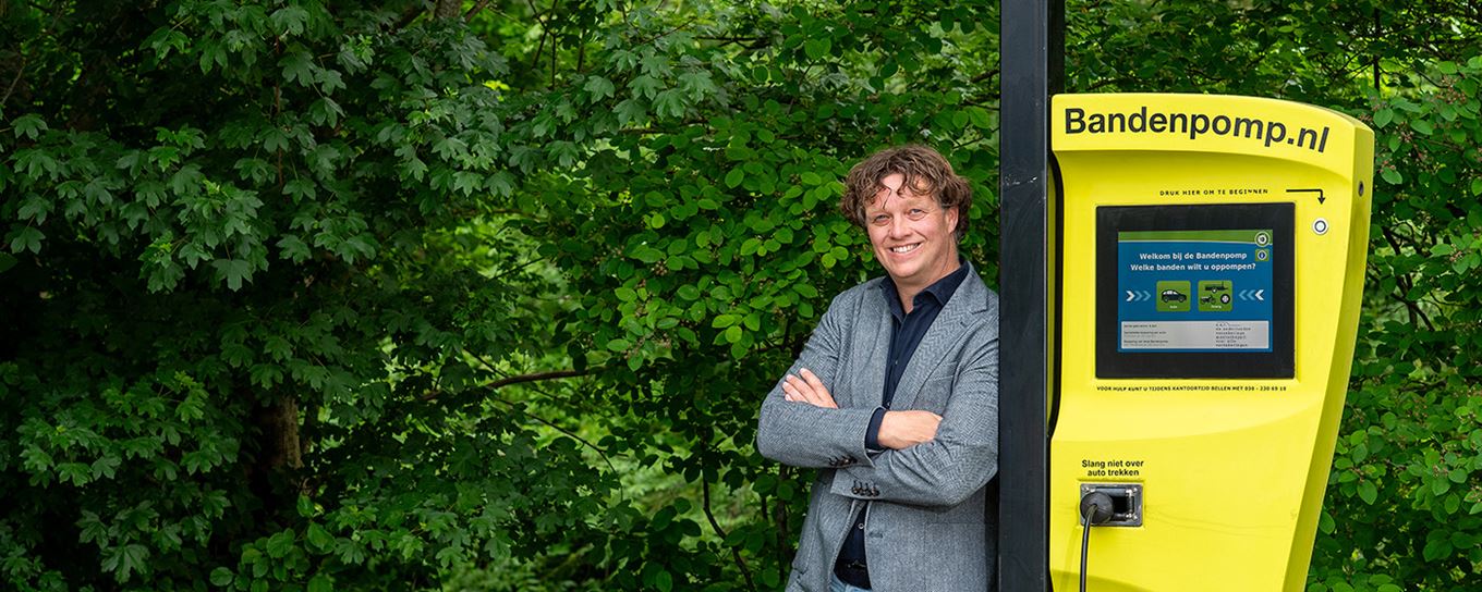 Afbeelding van Laurens van bandenpomp.nl bij een bandenpomp apparaat